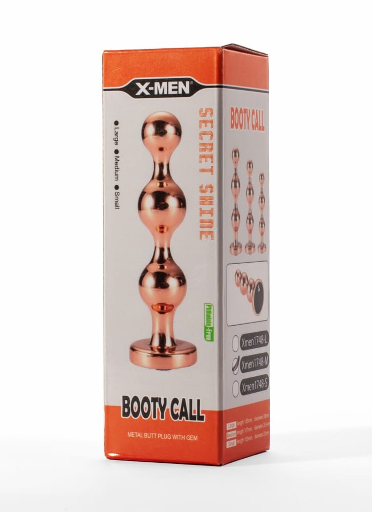 Korek analny Secret Shine Booty Call 11,7 cm X-MEN — zdjęcie 4
