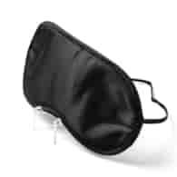 Maska Na Oczy Satynowa Czarna