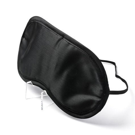 Maska Na Oczy Satynowa Czarna