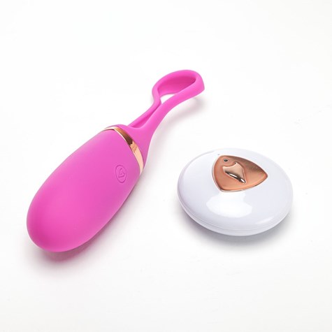 Jajeczko Wibrujące Sterowane Zdalnie Ładowanie Usb Fioletowe