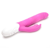 Wibrator Silikonowy Typ Króliczek Ładowany Usb Fioletowy