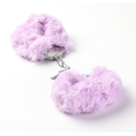 Kajdanki Erotyczne Metalowe Z Futerkiem fioletowe