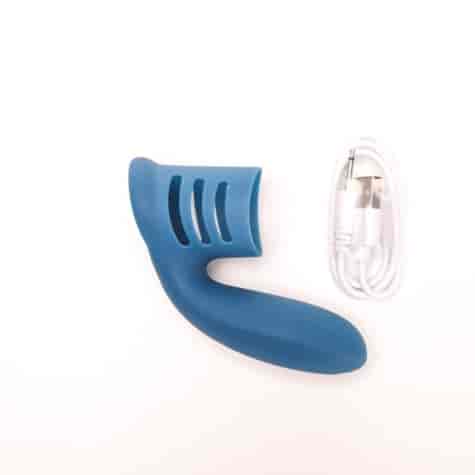 Pierścień Wibrujący Ładowany Usb Niebieski