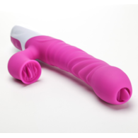 Wibrator Silikonowy Typ Króliczek Ładowany Usb Fioletowy