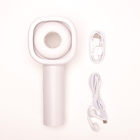 Masturbator Posuwisty Cyberskóra Ładowany Usb Biały