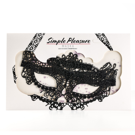 Maska Na Oczy Wenecka Czarna