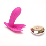 Stymulator Łechtaczki Sterowany Bezprzewodowo Ładowany Usb Fioletowy