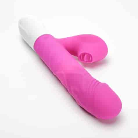 Wibrator Silikonowy Typ Króliczek Ładowany Usb Fioletowy