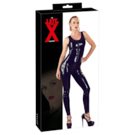 Latex Catsuit black 2XL