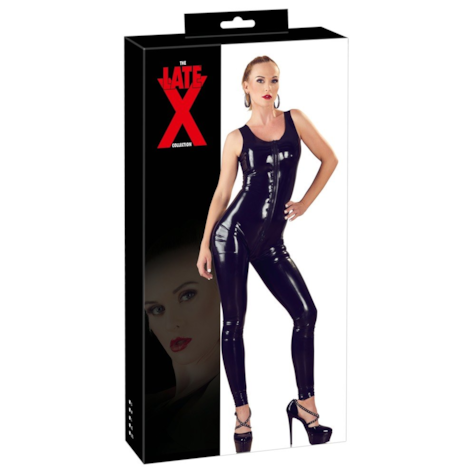 Latex Catsuit black 2XL