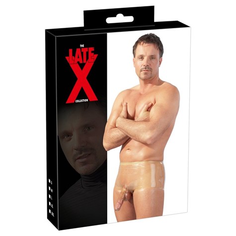 Lateksowe majtki męskie L/XL