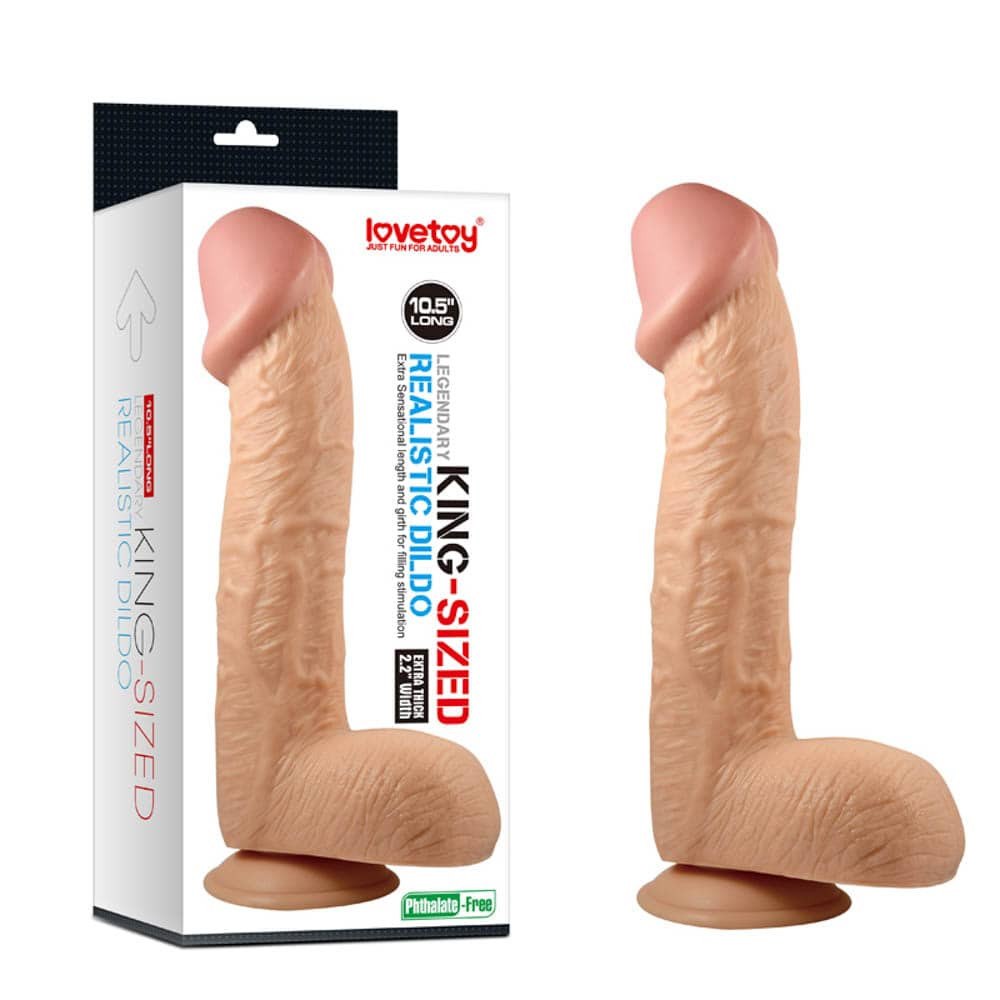 Dildo z przyssawką Legendary King-Sized 26,5 cm Lovetoy