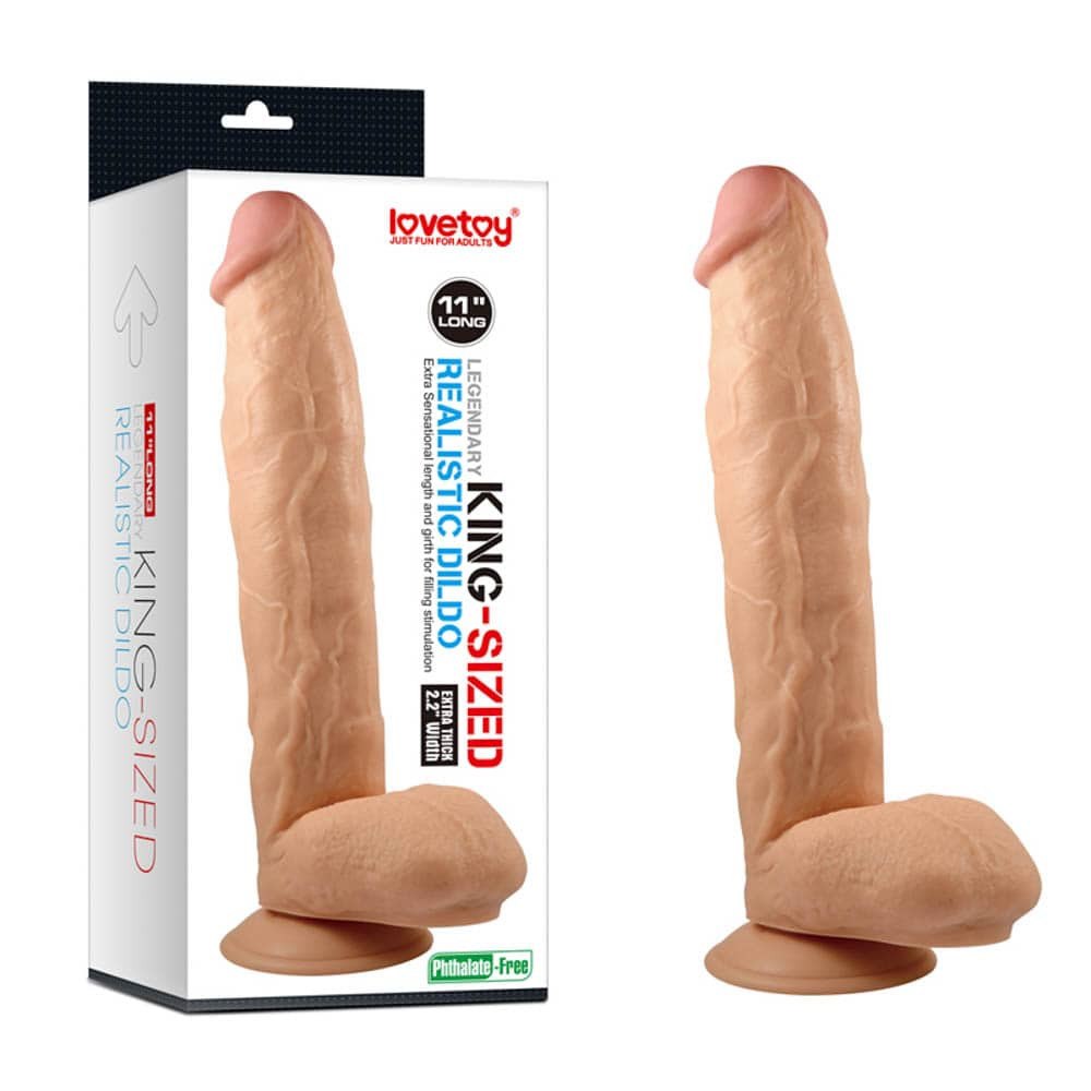 Dildo z przyssawką Legendary King-Sized 28 cm Lovetoy