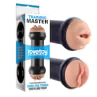 Masturbator LOVETOY Training Master Double Side Stroker Mouth and Pussy
