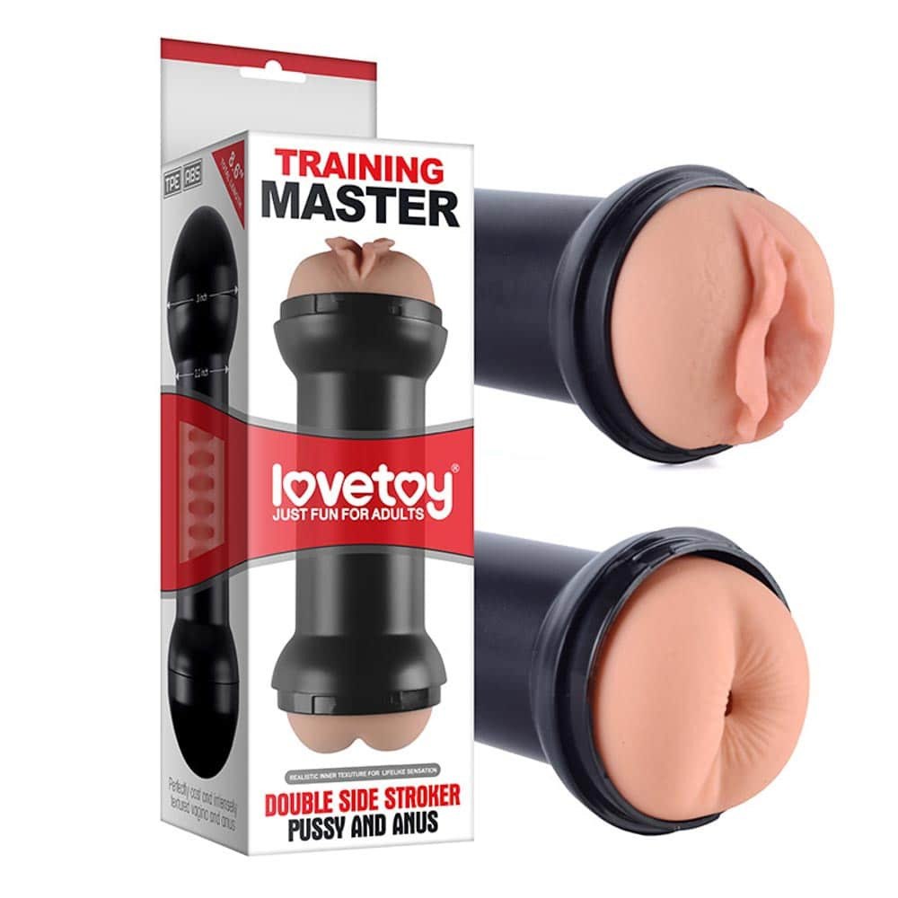 Masturbator LOVETOY Training Master Double Side Stroker Pussy and Anus