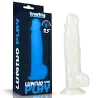 Dildo z przyssawką świecące w ciemności Lumino Play 21,5 cm Lovetoy