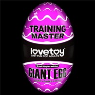 Masturbator Giant Egg Grind Ripples Lovetoy