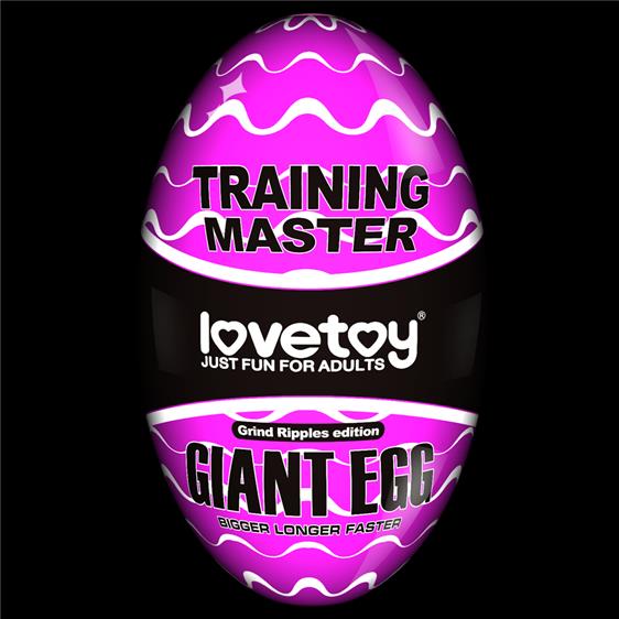 Masturbator Giant Egg Grind Ripples Lovetoy