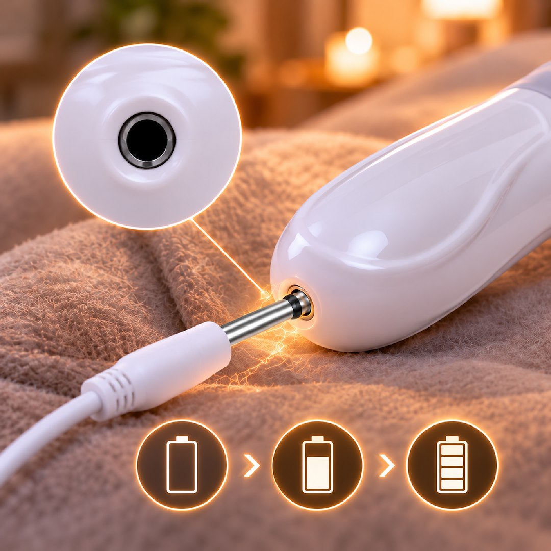 Wibrator Silikonowy Typ Króliczek Ładowany Usb Fioletowy — zdjęcie 3