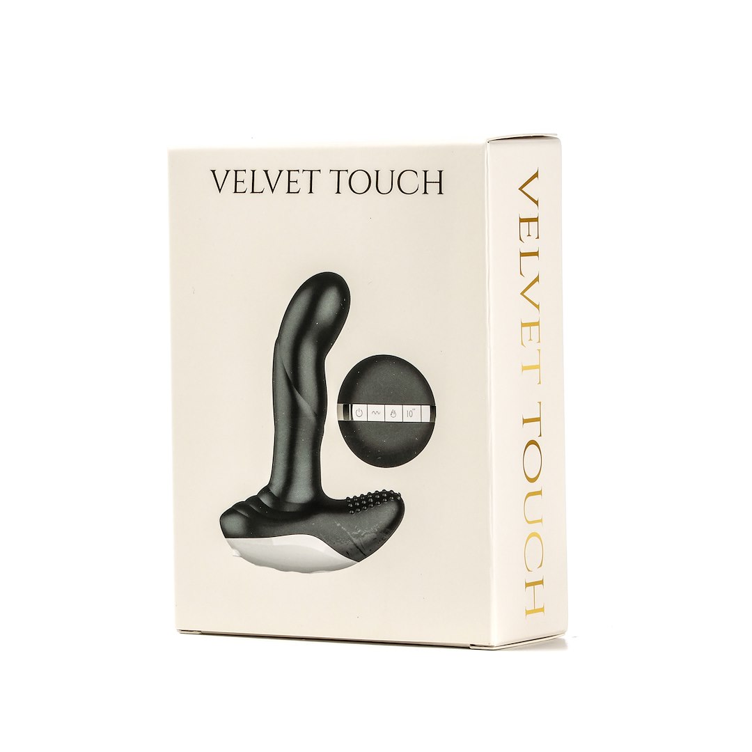 Velvet Touch - Masa¿er Prostaty Sterowany Zdalnie £adowany Usb Czarny