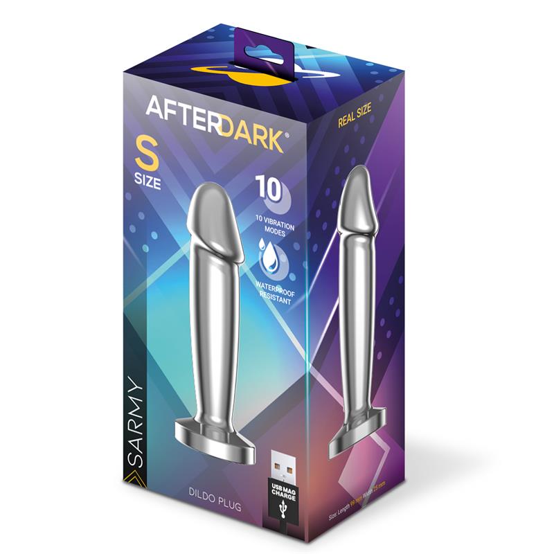 Sarmy Anal Plug with Vibration Magnetic USB Size S — zdjęcie 3