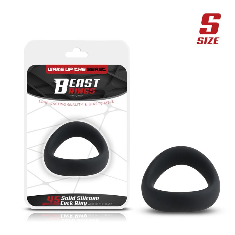 BEAST RINGS - Penis Ring Solid Silicone 45 mm Size S