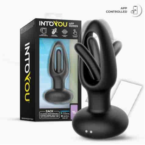 Zack Flipping Tongue Anal Plug w/App Clave 38