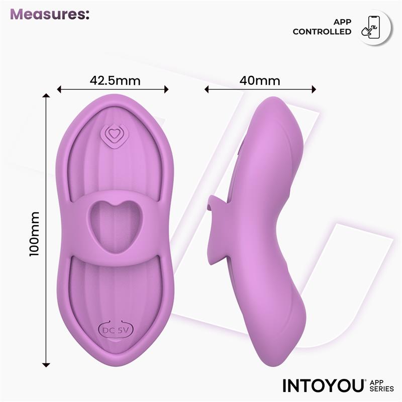 Laia Heated Finger Vibrator with App Lavender — zdjęcie 3