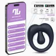 Kenny Penis Ring with Clitoris Stimulator and APP Night Blue