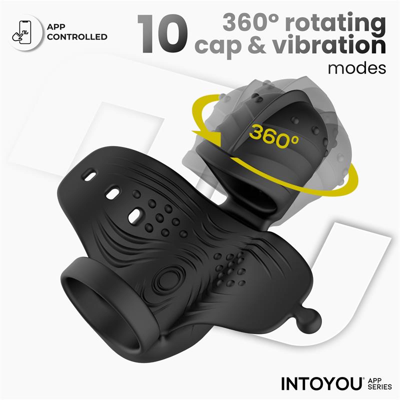 Zonte Rotating Cap Vibrating Masturbator with App — zdjęcie 3