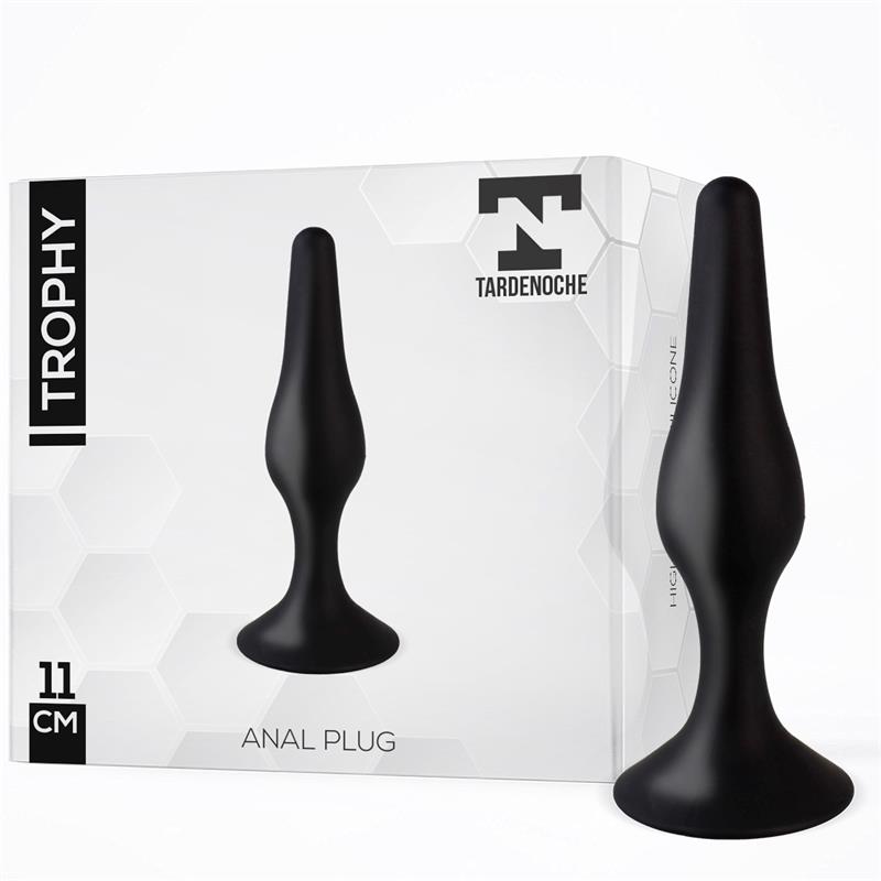 TARDENOCHE - Trophy Anal Plug 11 cm Silicone Black