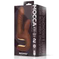 Mocca Thrusting Vibrator w/Rabbit & Grip Cl,27