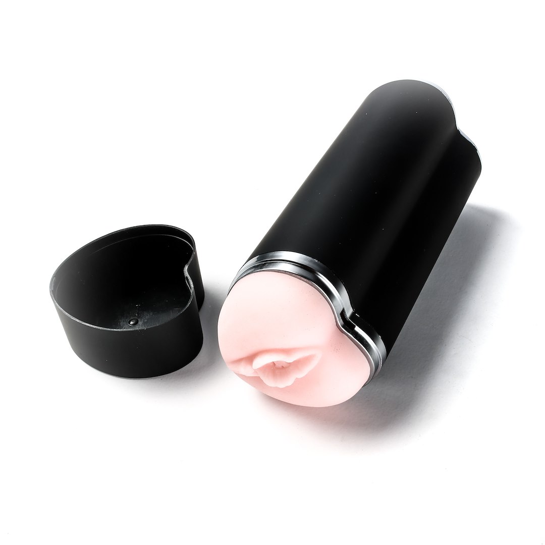 Masturbator Z Wibracją Wagina Cyberskóra Ładowany Usb  Złoty — zdjęcie 2