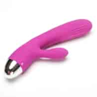 Wibrator Silikonowy Typ Króliczek Ładowany Usb Fioletowy