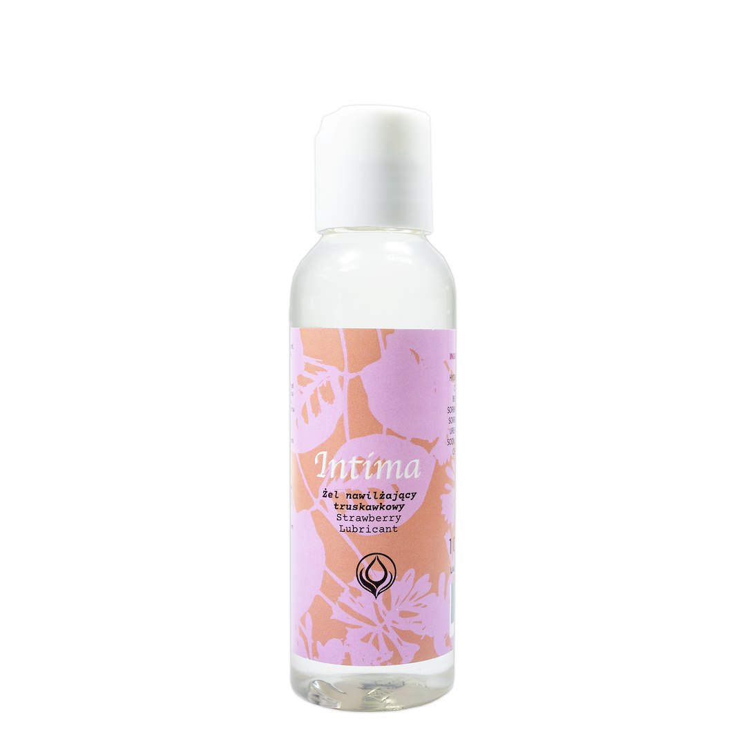 Intima żel nawilżający truskawkowy - strawberry lubricant - 100 ml — zdjęcie 2