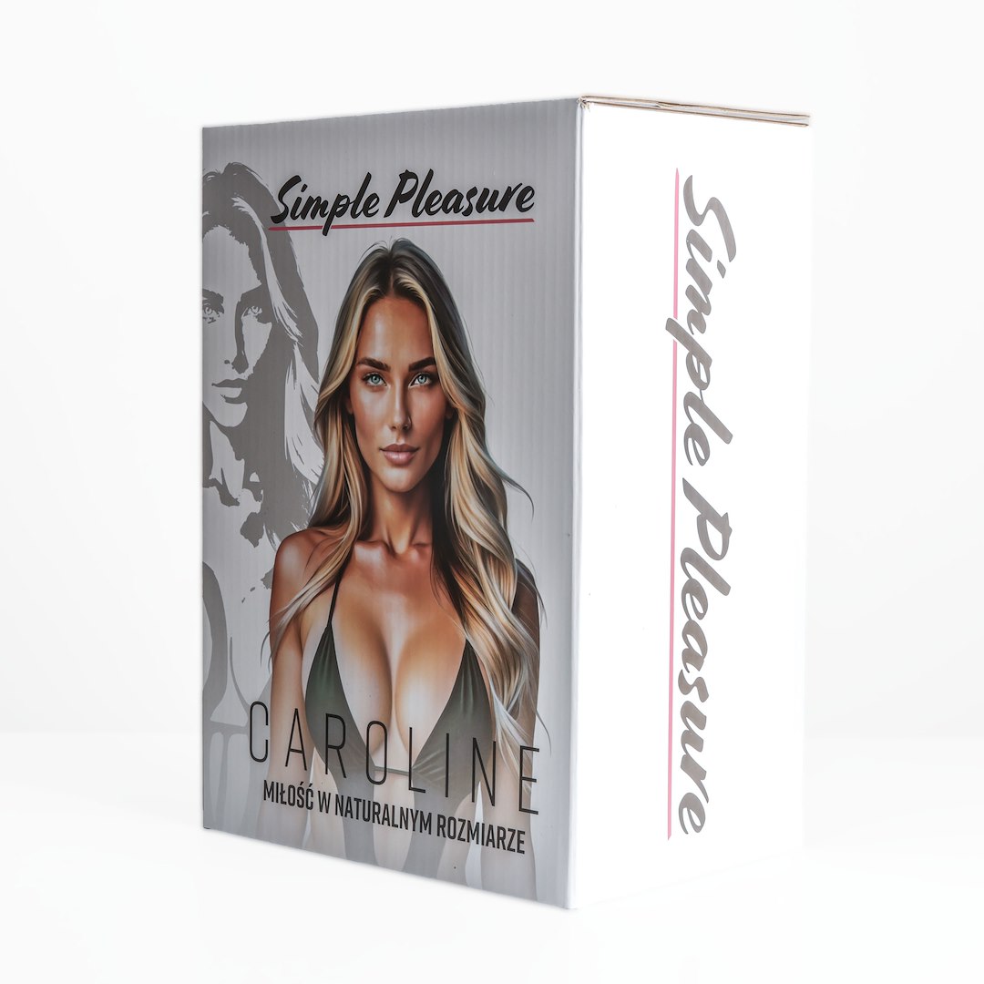 Simple Pleasure - Lalka Dmuchana Damska Z G³ow¹ 3D Caroline