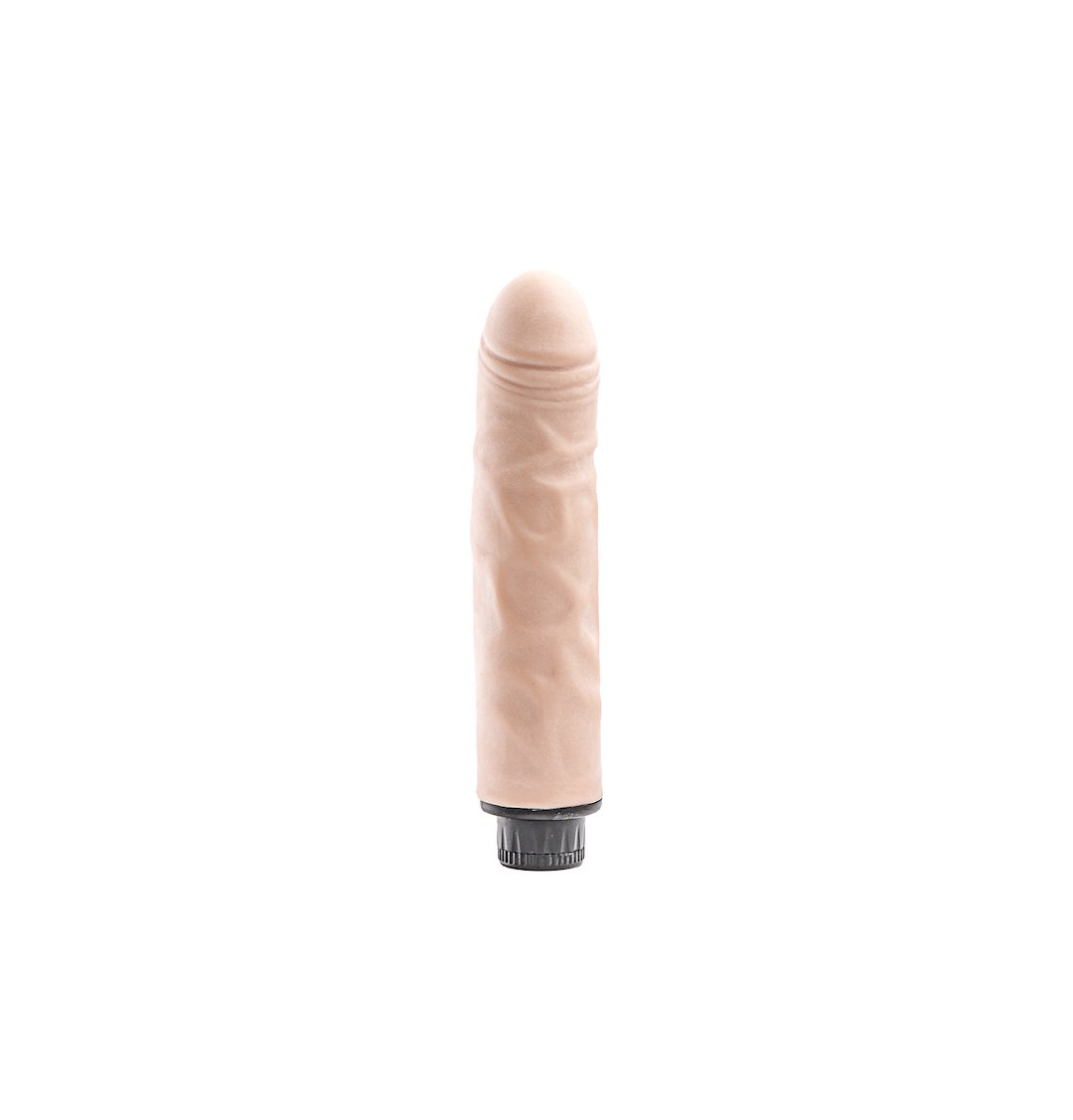 Simple Pleasure wibrator z regulacją prędkości cyberskóra kolor cielisty 20 cm — zdjęcie 2