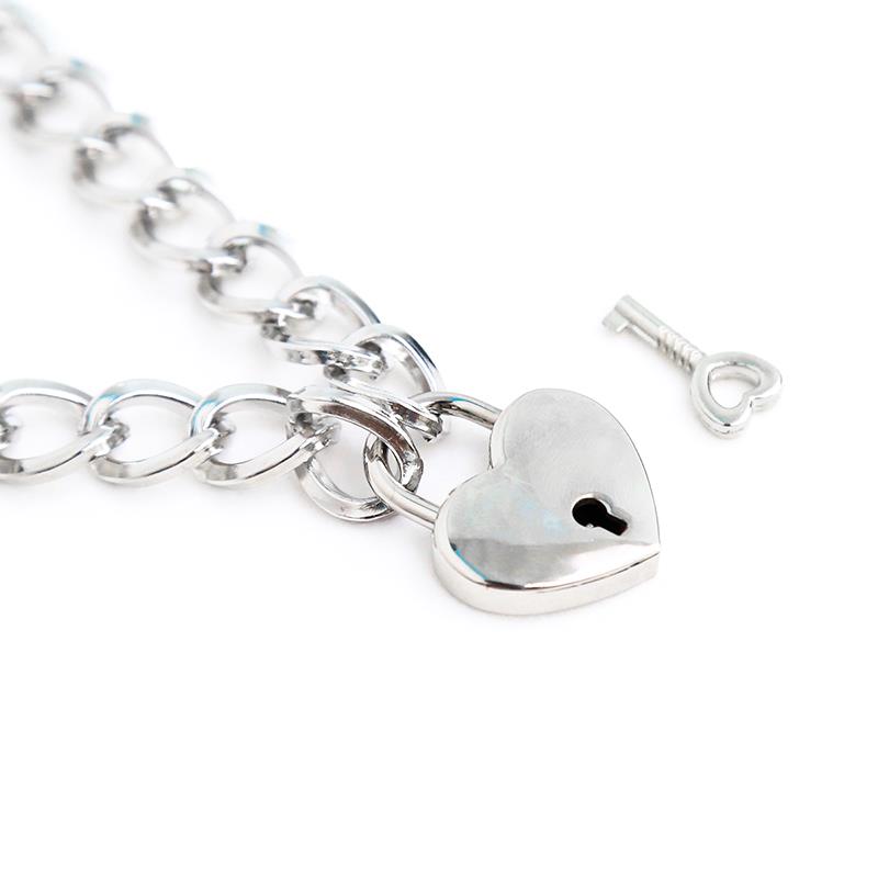 Collar with Lock Metal Size M 44 cm — zdjęcie 2