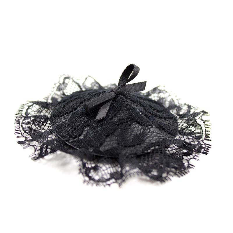 Nipple Covers with Lace Black — zdjęcie 2