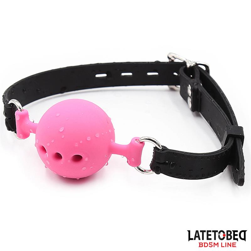 Breathable Silicone Ball Gag S - 4 cm — zdjęcie 2