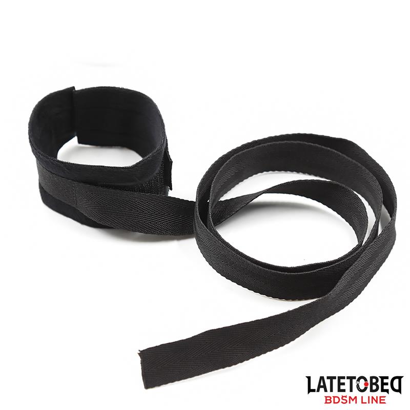 Restraint 3 Pieces Set Blindfold, Anklecuffs and Wristcuffs Adjustable — zdjęcie 2