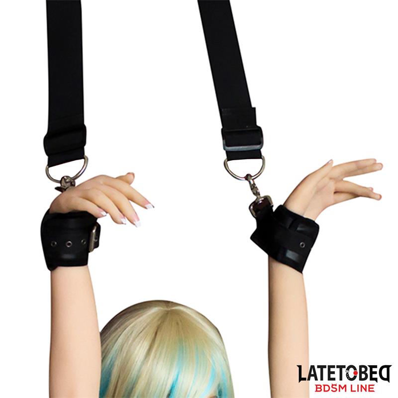 Door Swing Nylon Bind Neoprene Wrist Cuffs — zdjęcie 2