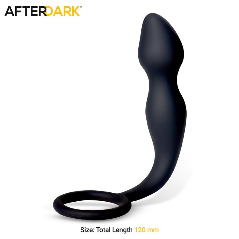 Johan Anal Plug with Silicone Ring — zdjęcie 2