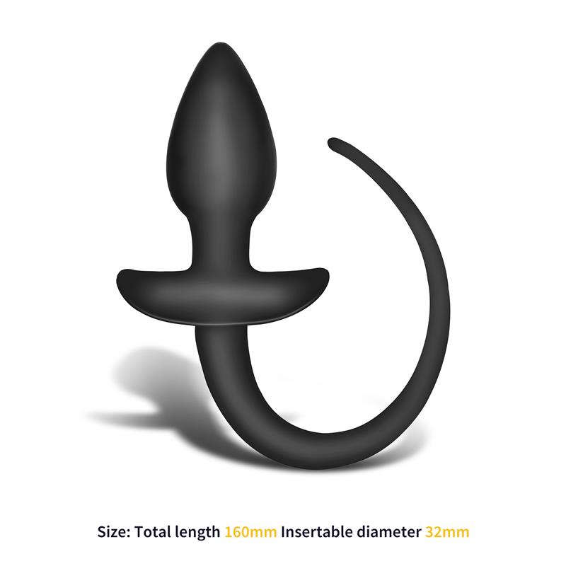 Harthley Butt Plug with Tail 16 cm x 3.2 cm — zdjęcie 2