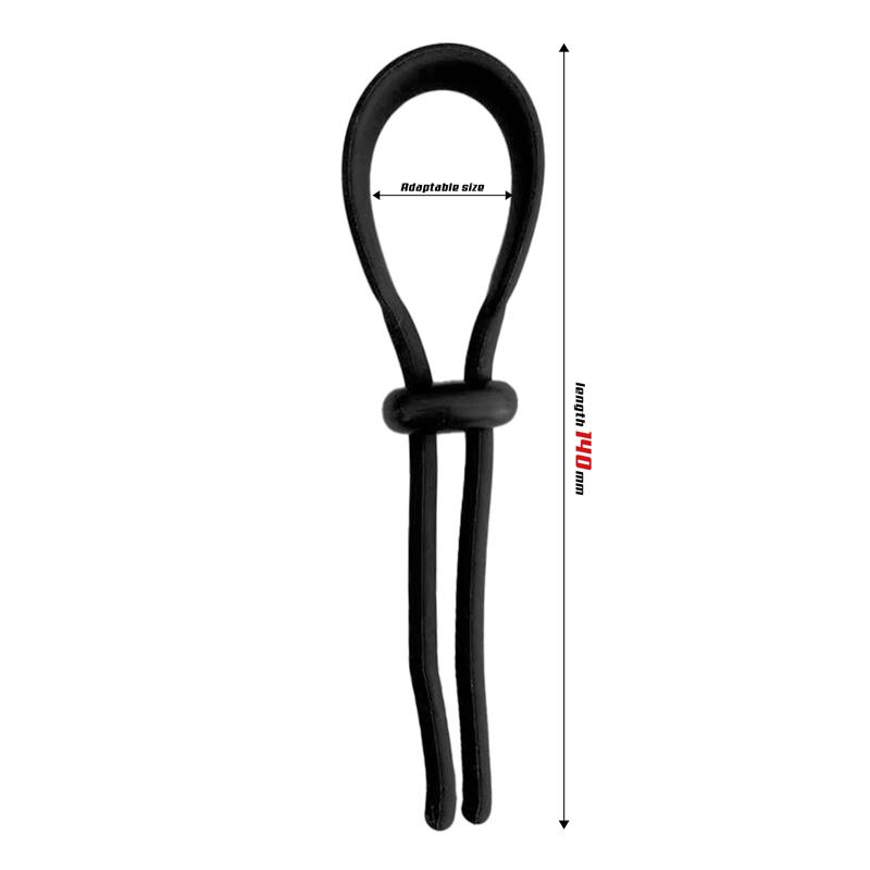 Adjustable Wider Arrest Silicone Cock Ring — zdjęcie 2