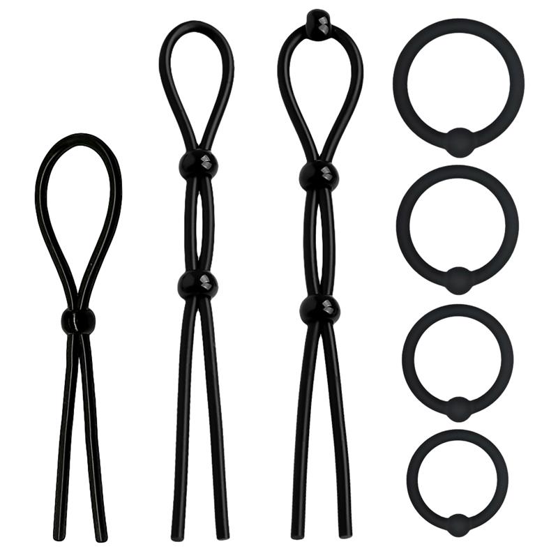 07 Set Solid Silicone Cock Rings — zdjęcie 2