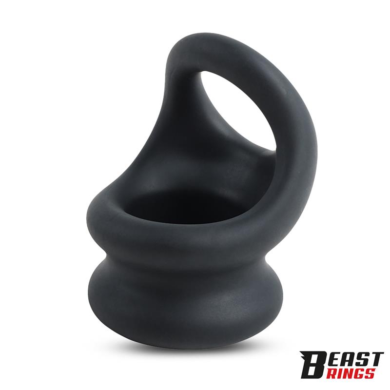 Double Penis Ring Liquid Silicone 27/30 mm — zdjęcie 2
