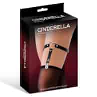 Cinderella Black Garter With Heart