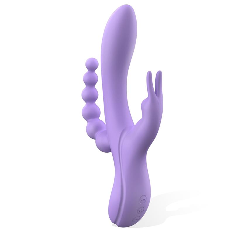 Lindsay Vibe with Anal Chain Liquid Silicone Unibody Flexible 2 Motors — zdjęcie 2