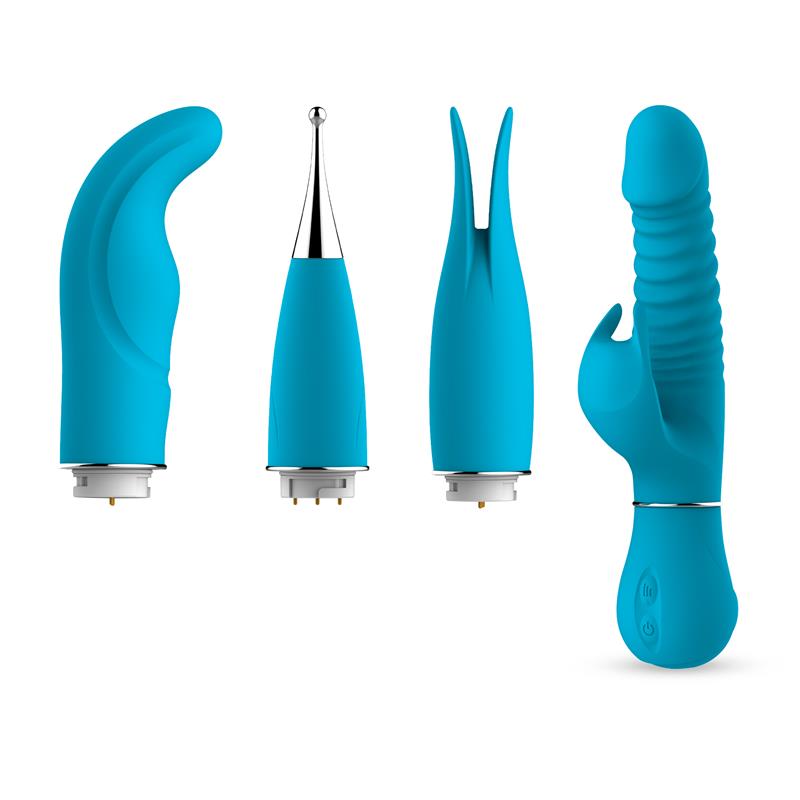 Eivian Interchangeable 4 Pieces Set Vibration and Thrusting — zdjęcie 2